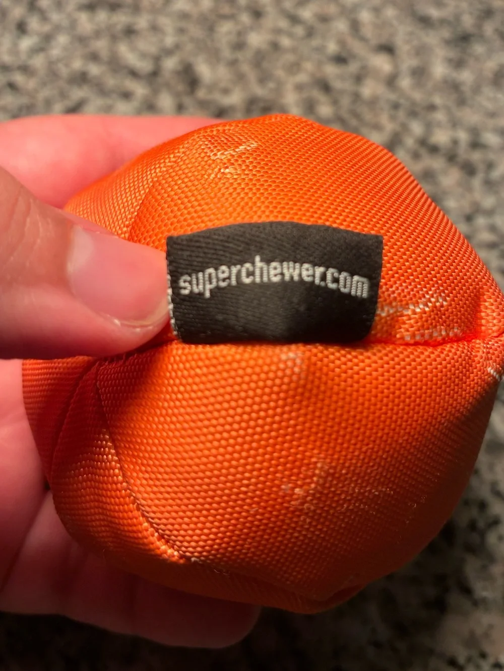 Bark Box Super Chewer Medium Orange Crush Toy